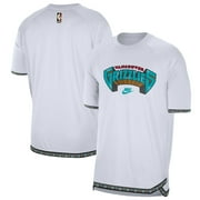 Men's Nike White Memphis Grizzlies 2024/25 Classic Edition Pregame Shooting T-Shirt